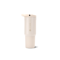 Sport 20oz | Insulated Water Bottle, Leakproof Flip Straw – Cream