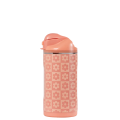 Ease2o 14oz | Leakproof 2-in-1 Kids Water Bottle, Straw & Chug Spout – Daisy Checkers