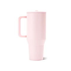 Traveler 40oz | All-Day Insulated Tumbler with Handle – Pink Sand