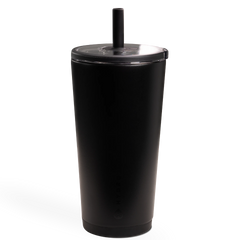 Everyday Tumbler 20oz | Ceramic-Lined Insulated Tumbler with Straw – Black