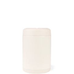 Can Cooler 12oz | 2-in-1 Insulated Standard Can Cooler, Screw-Top Lock – Cream