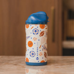 Ease2o 14oz | Leakproof 2-in-1 Kids Water Bottle with Straw & Chug Spout – All Stars