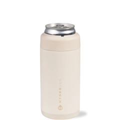 Slim Can Cooler 12oz | Insulated Stainless Steel Skinny Can Holder – Cream