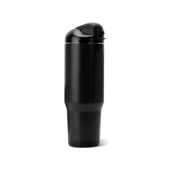 Ease2o 32oz | Compact Water Bottle with Straw & Chug Spout – Black
