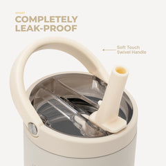 Sport 32oz | Leakproof Insulated Water Bottle, Workout & Hike – Cream
