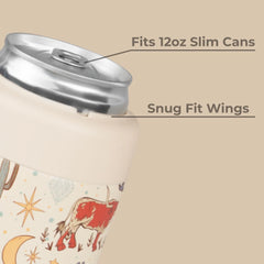 Slim Can Cooler 12oz | Insulated Stainless Steel Skinny Can Holder – Rodeo