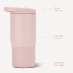 Sport 14oz | Compact Leakproof Kids Water Bottle – Dusty Rose