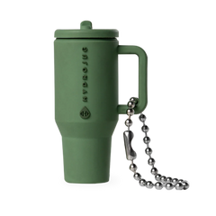 Traveler Keychain | Silicone Mini Traveler, Metal Chain