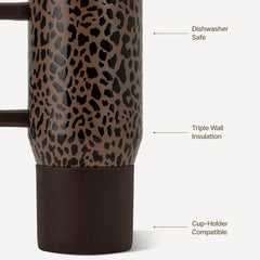 Traveler 20oz - Brown Leopard
