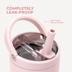 Sport 40oz | Large Leakproof Insulated Water Bottle – Pink Sand