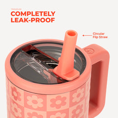 Traveler 20oz | Leakproof Kids Tumbler with Handle – Daisy Checkers