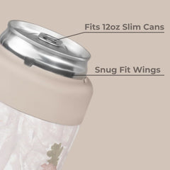 Slim Can Cooler 12oz | Insulated Stainless Steel Skinny Can Holder – Camo