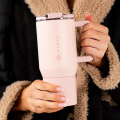 Coffee Traveler 20oz | Ceramic-Lined Insulated Travel Mug – Dusty Rose